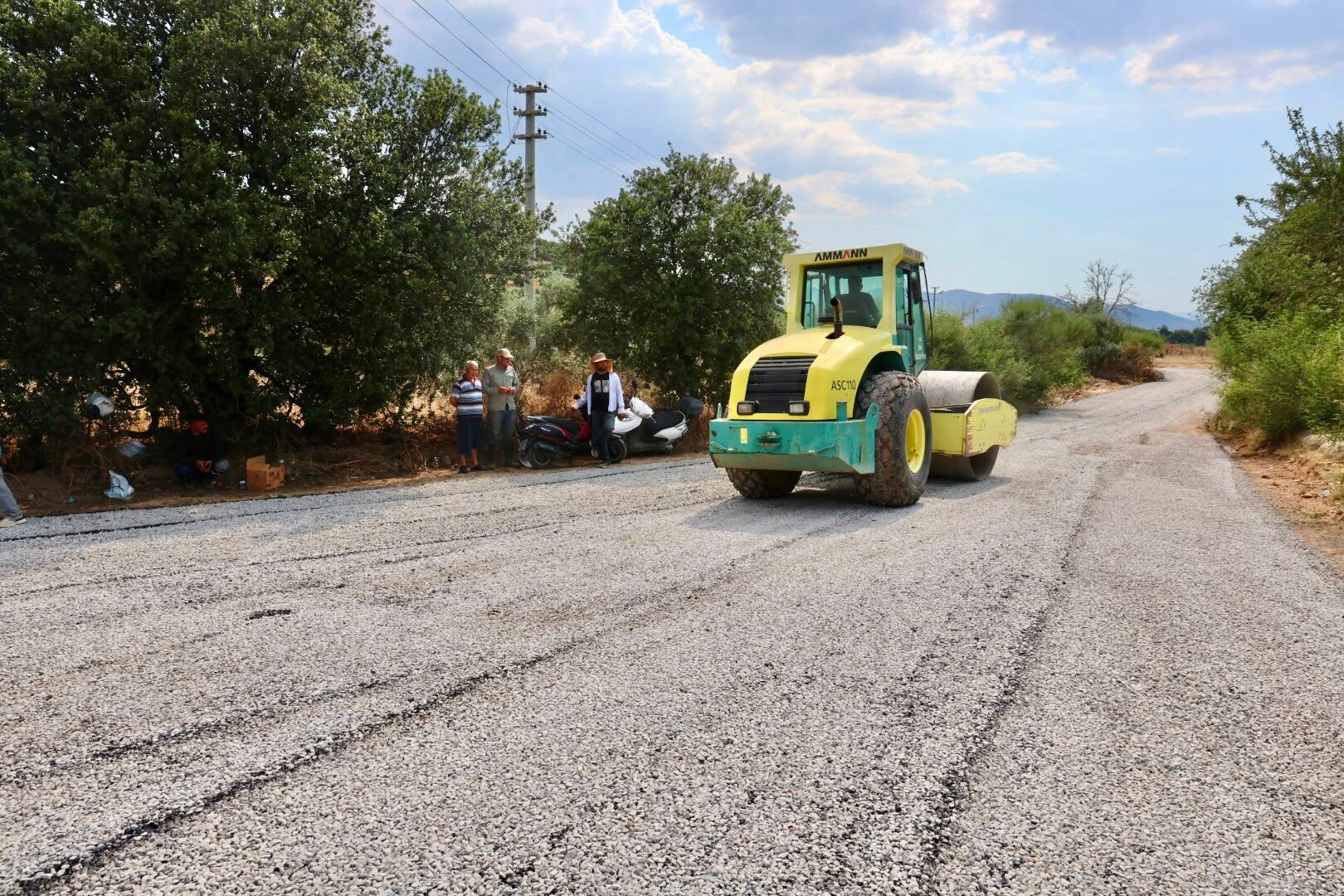 Baskan Kivrak Onculugunde Asfaltlama Calismalari Basladi 669565 101569