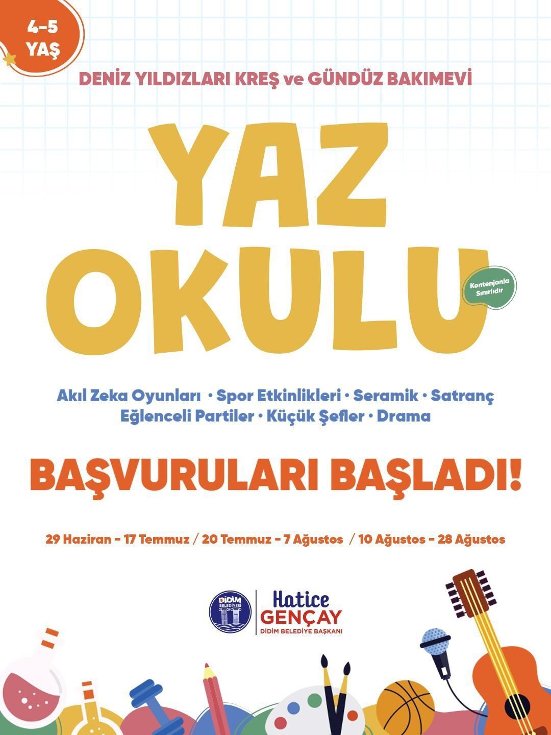 Didim Belediyesinden Yaz Okulu 670504 37906A