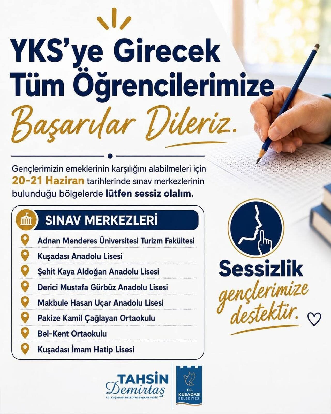 Kusadasi Belediyesi Yks Icin Teyakkuza Gecti 671696 7Dcae1