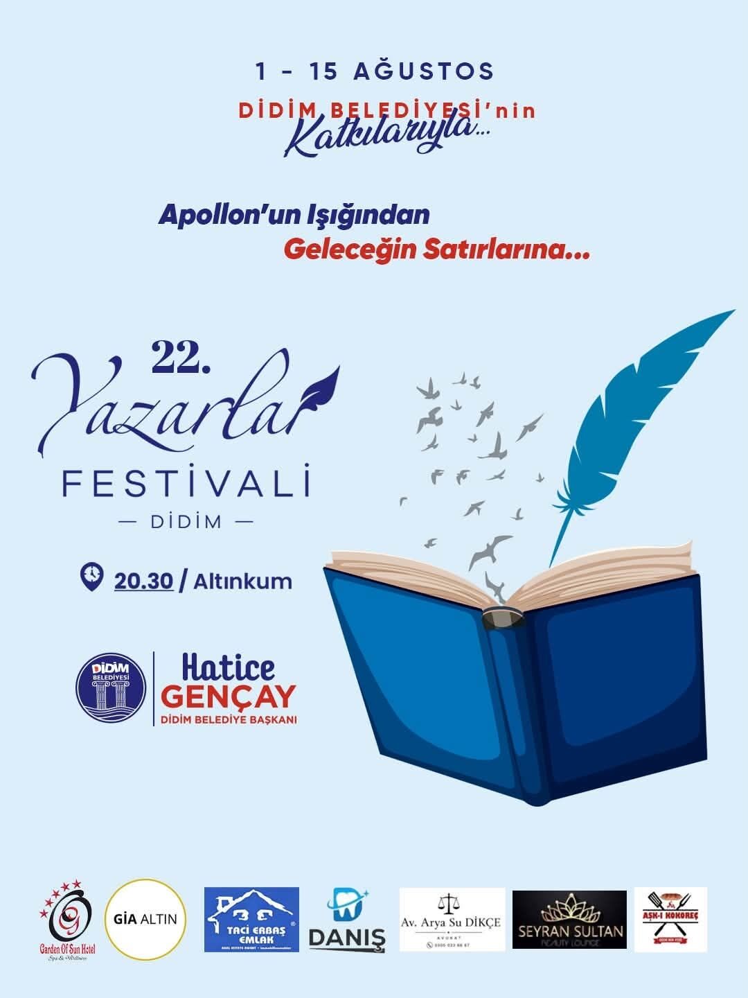 22 Didim Altinkum Yazarlar Festivali Basliyor Program Belli 681188 Ee35Ad