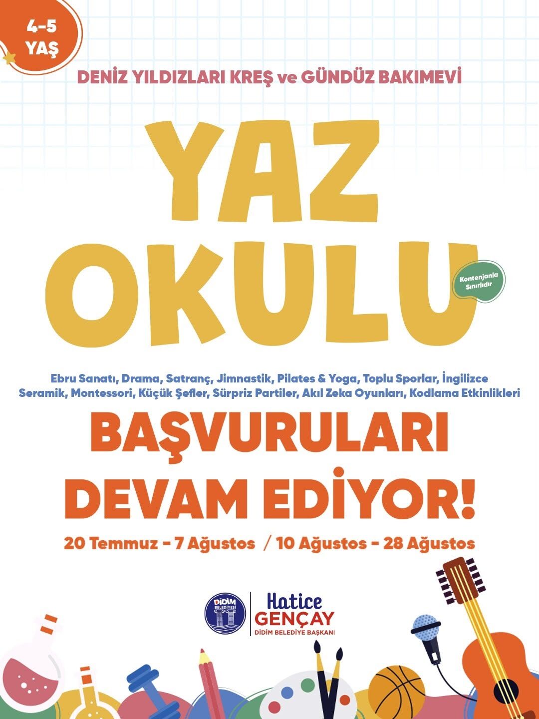 Baskan Gencay Cocuklarimizin Yaz Tatilini Egitim Ve Eglencey 680125 C417E0