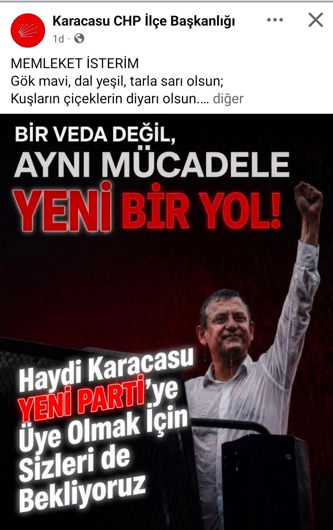 Chp Karacasu Ilce Baskanligindan Ilginc Paylasim Yeni Partiy 681699 981509