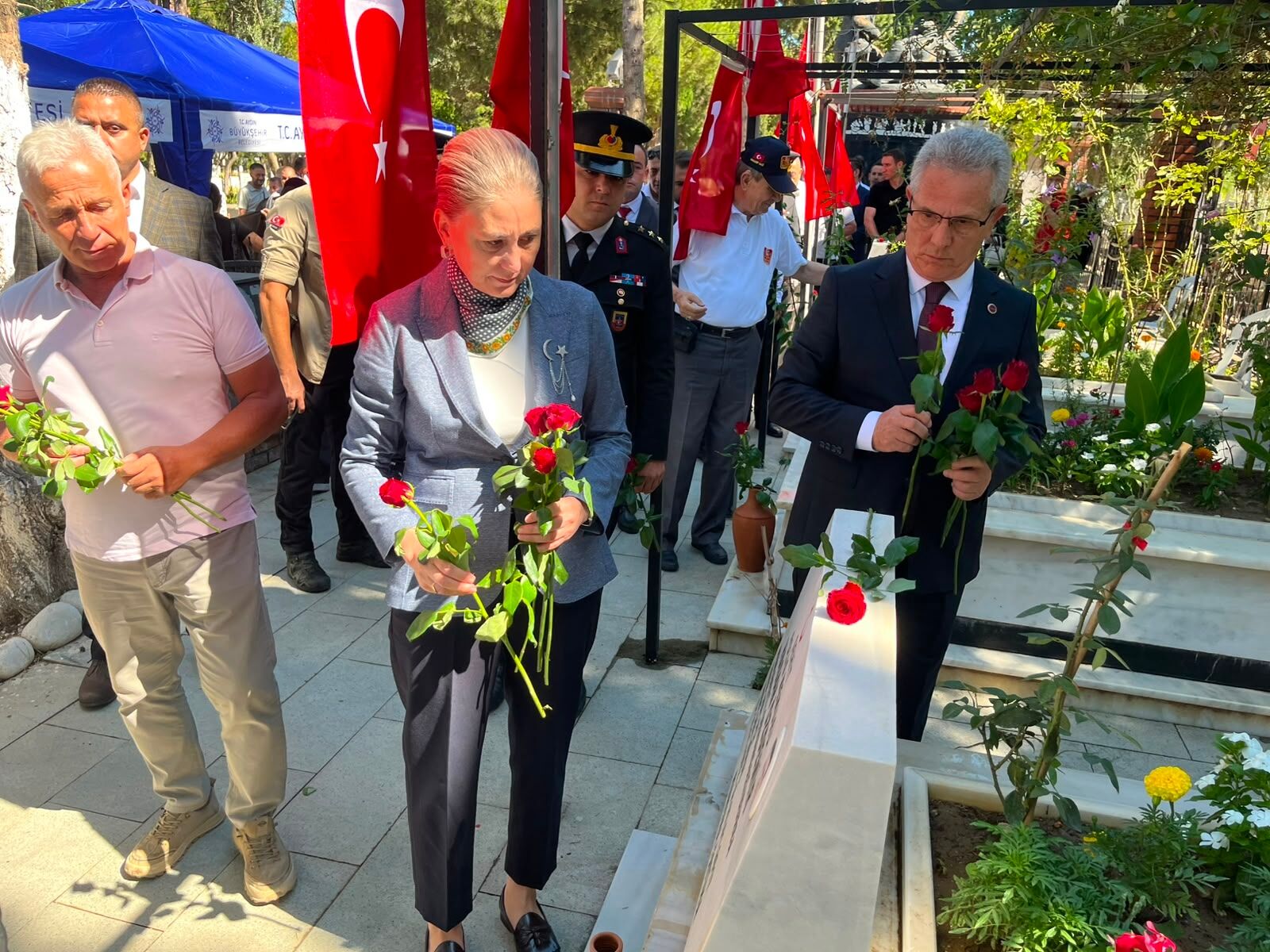 Nazillide 15 Temmuz Anma Programi Basladi Sehitlere Dua Gazi 678650 592Cfe