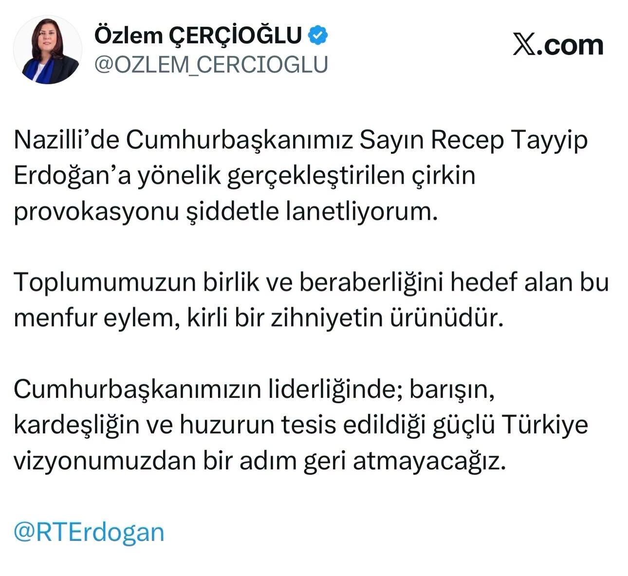 Cercioglundan Nazillideki Provokasyona Sert Tepki 688189 33Ff87
