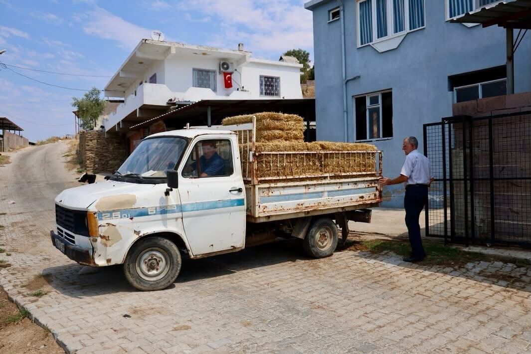 Cine Belediyesinden Yangin Magduru Ureticilere Saman Destegi 684076 Ca3B96