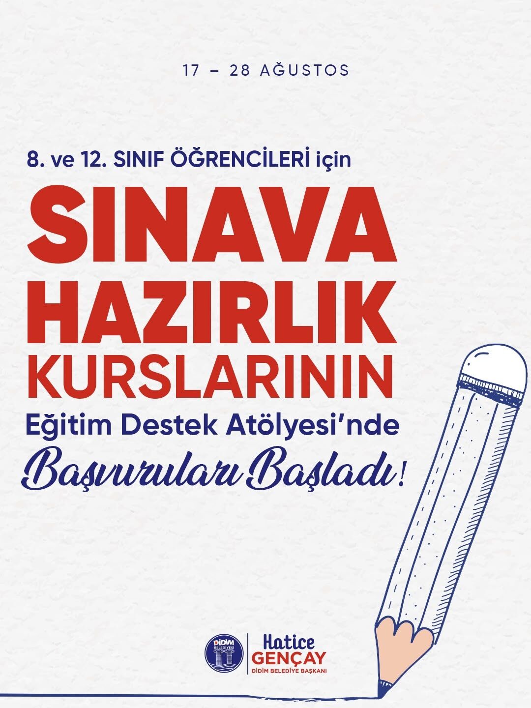 Didim Belediyesinden Sinava Hazirlik Destegi 686074 B11343