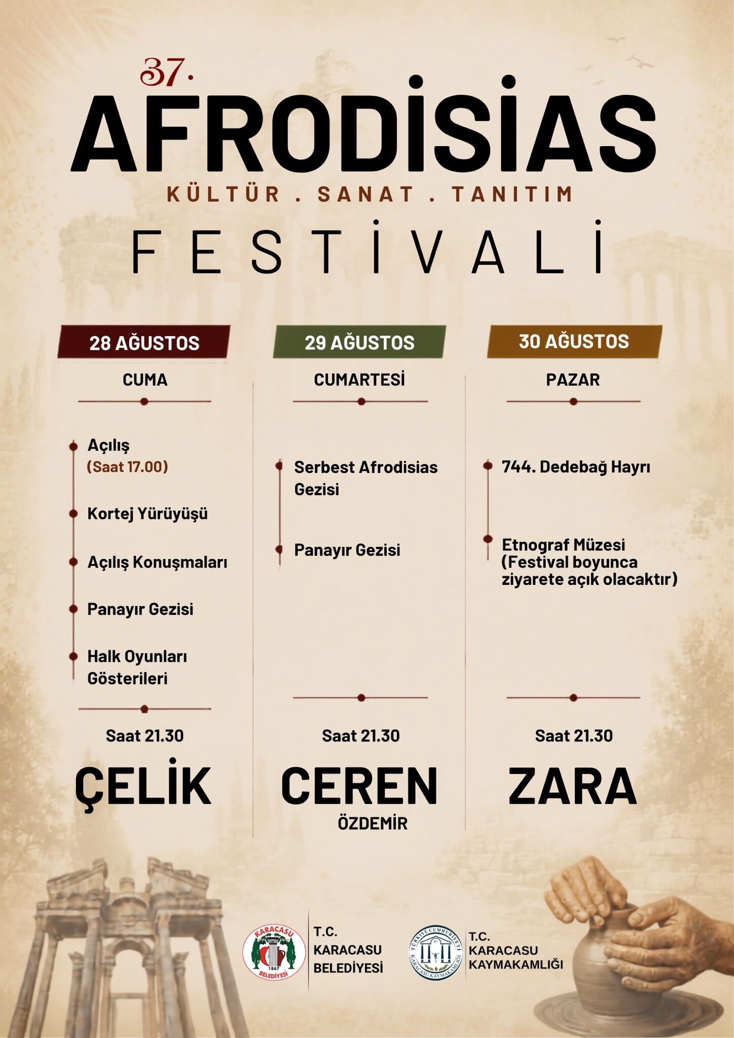 Karacasuda 90Lar Ruzgri Celik 37 Afrodisias Festivalinde Sah 687953 B16D5E