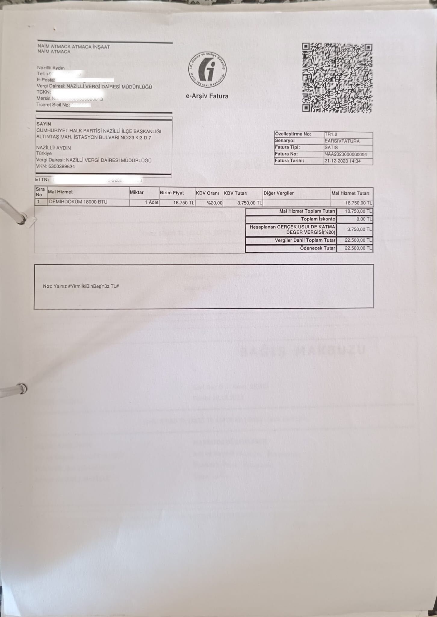 Nazilli Chpde Ikinci Klima Krizi Bagis Denilen Klima Partiye 688195 1D1Ea4