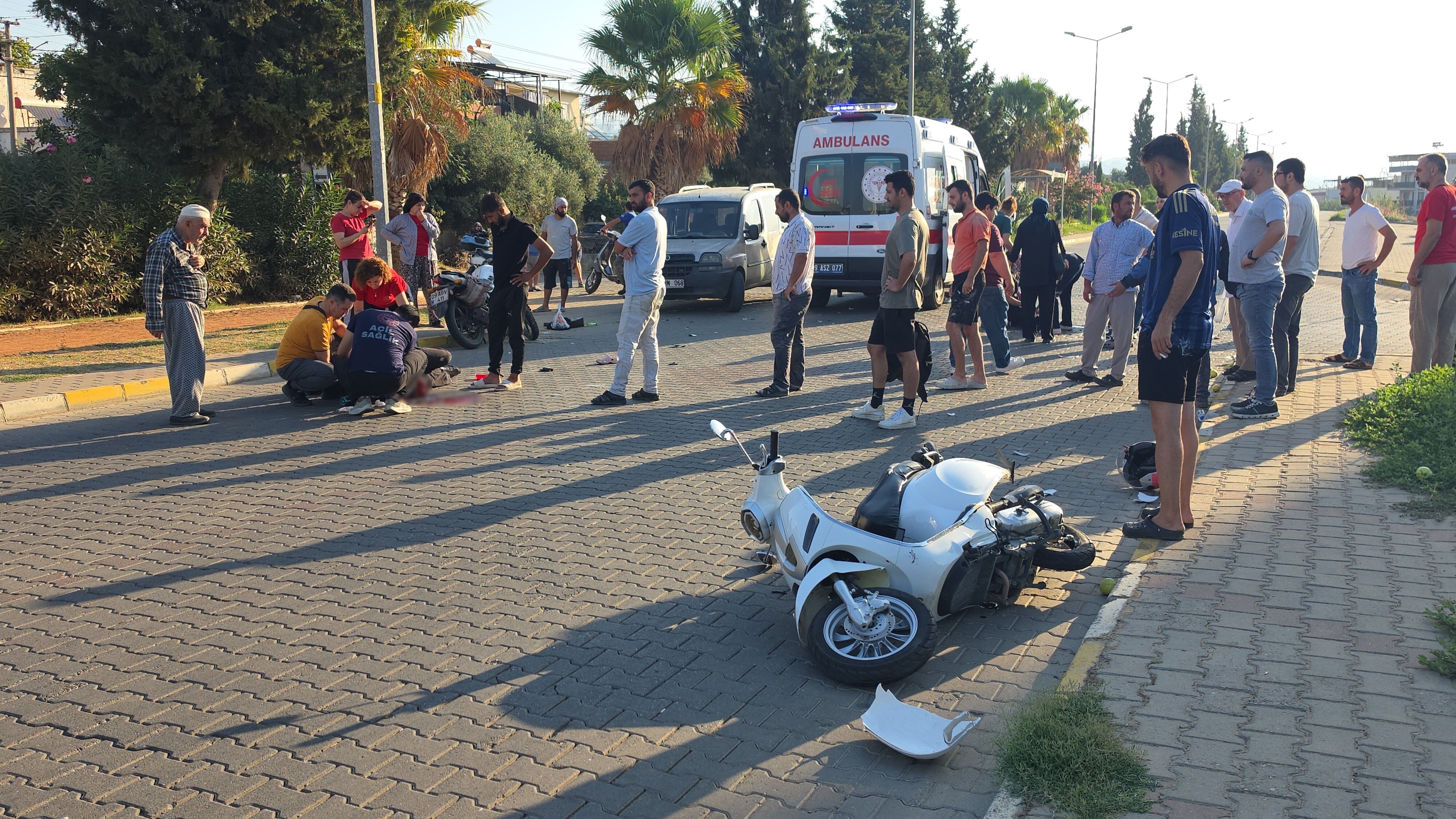Nazillide Motosikletler Carpisti 2 Agir Yarali 688082 4Ba964