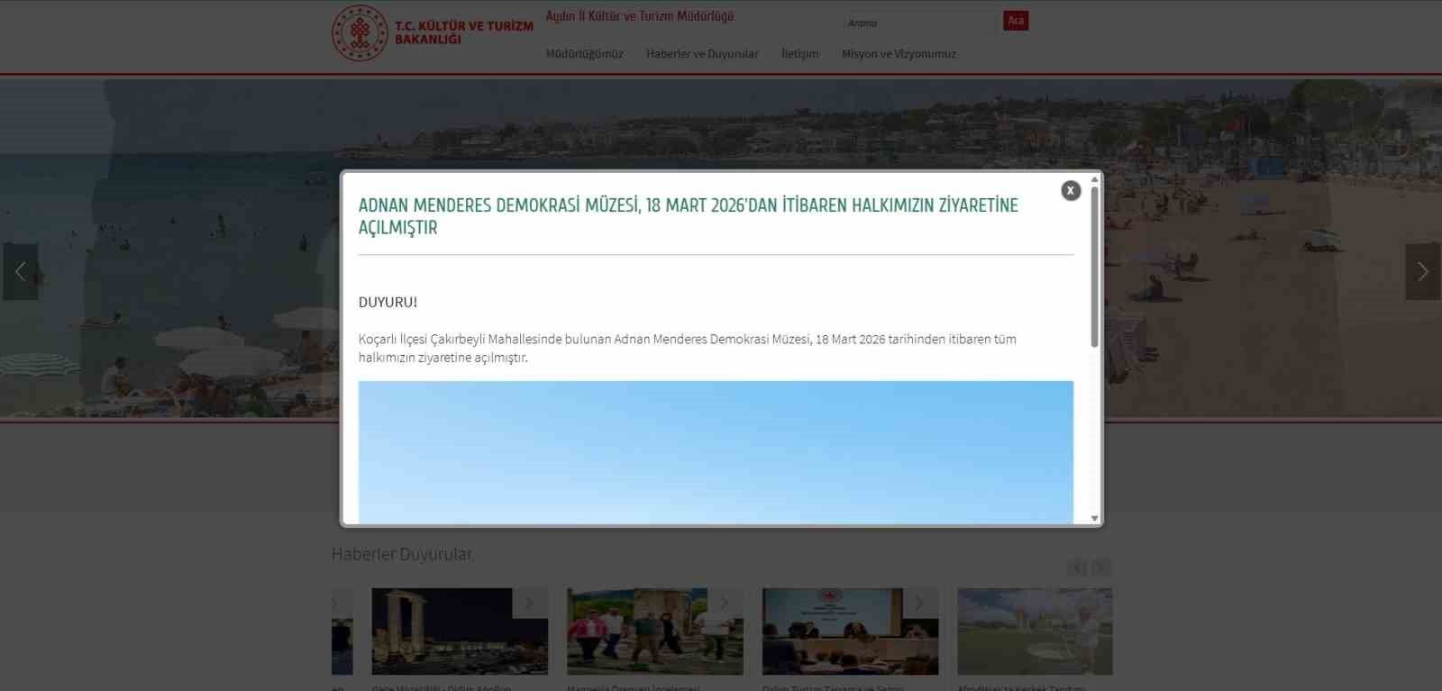 Resmi Sitede Acik Sosyal Medyada Kapali Aydin Da Muze Bilmecesi 1786091703430 424190