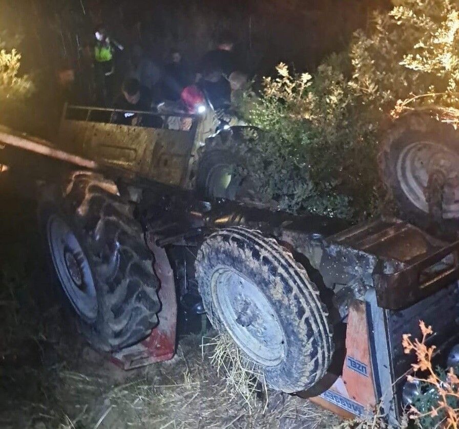 Kahreden kaza: Traktör sürücüsü hayatını kaybetti