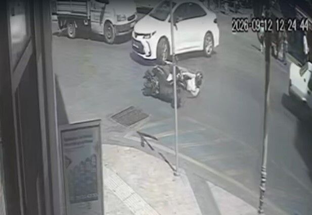 Aydın'da motosiklet sürücüsü ölümden döndü