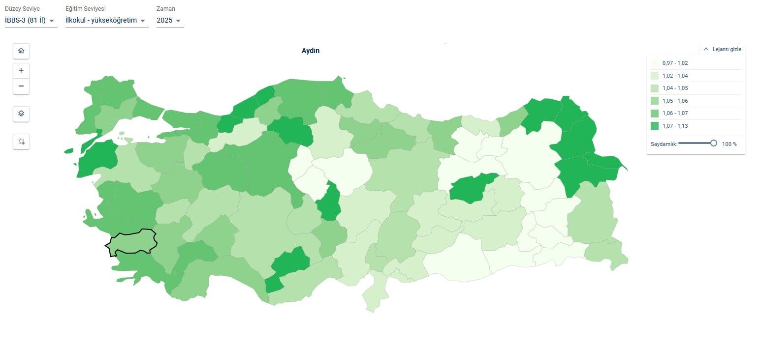 Aydın’da eğitim süresi 16 yıl oldu