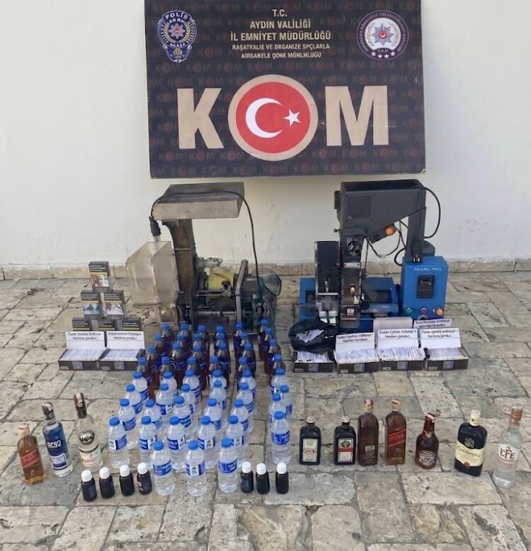 Aydinda Buyuk Operasyon 490 Litre Alkol Ve Yuzbinlerce Makar 694883 8F71Ac