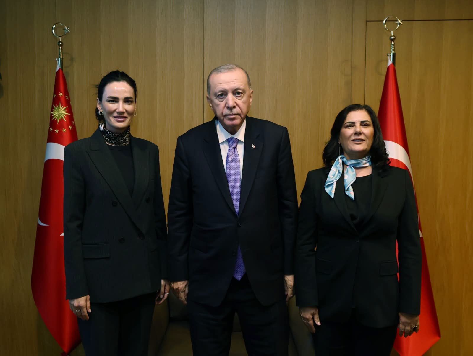 Çerçioğlu ve Sarıbaş, Cumhurbaşkanı Erdoğan ile buluştu