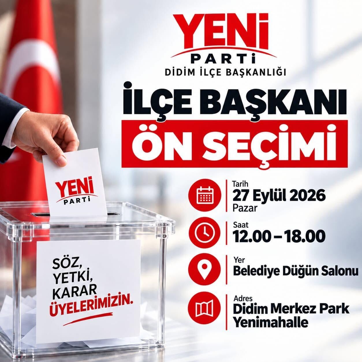 Didim Yeni Parti Kongre Tarihi Belli Oldu 693682 C718Fd