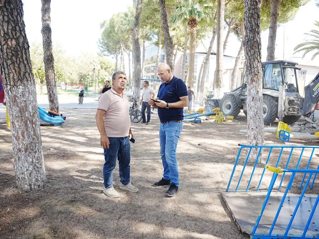 Germencikte Park Yenileniyor 691068 A9870C