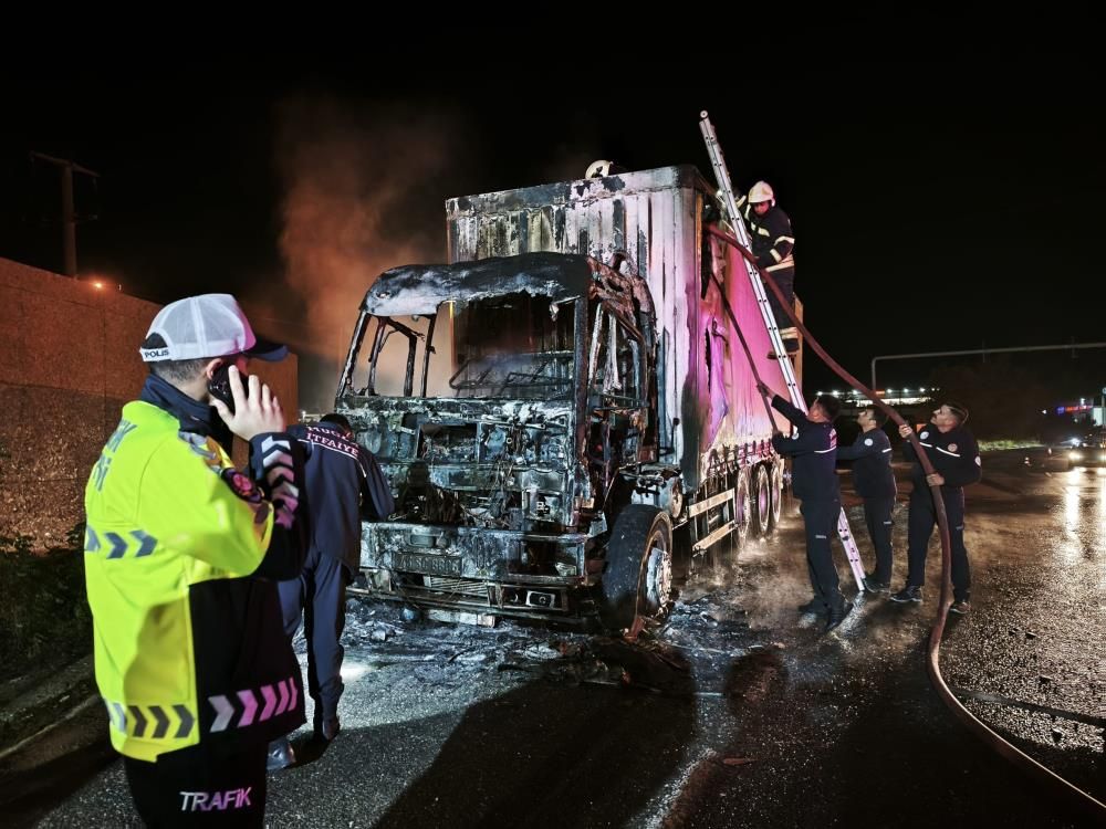 Aydın yolunda korkunç anlar: Alevlere teslim oldu