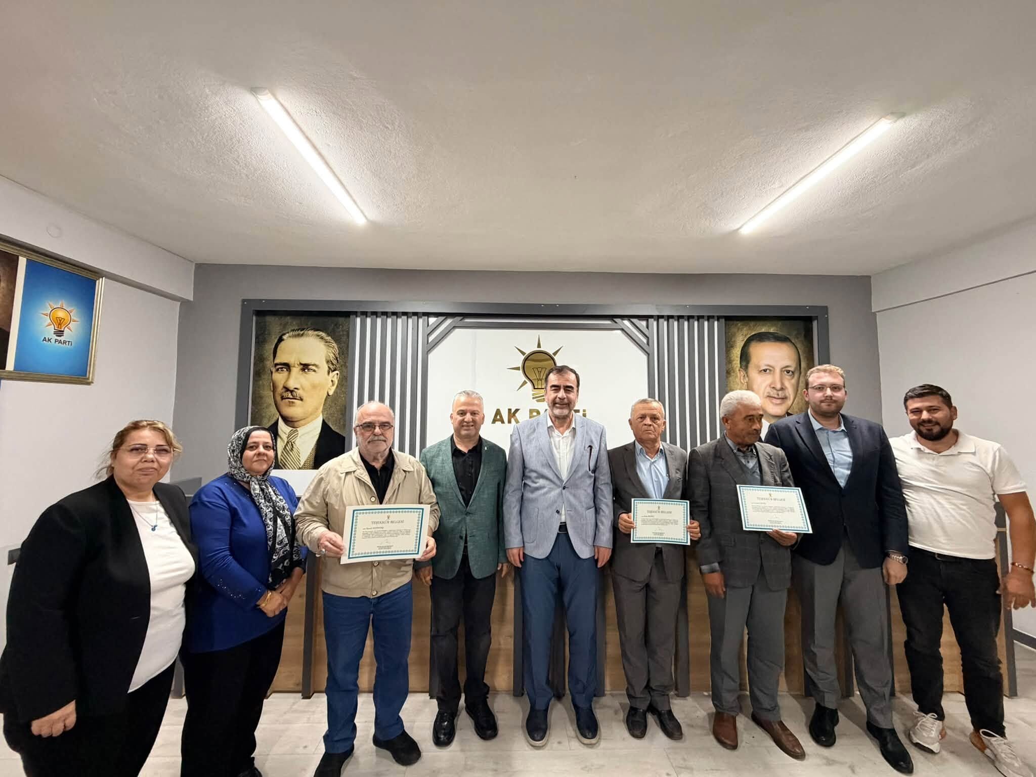 Ak Parti Koskte Uc Isme Erdogan Imzali Tesekkur 699598 05C589