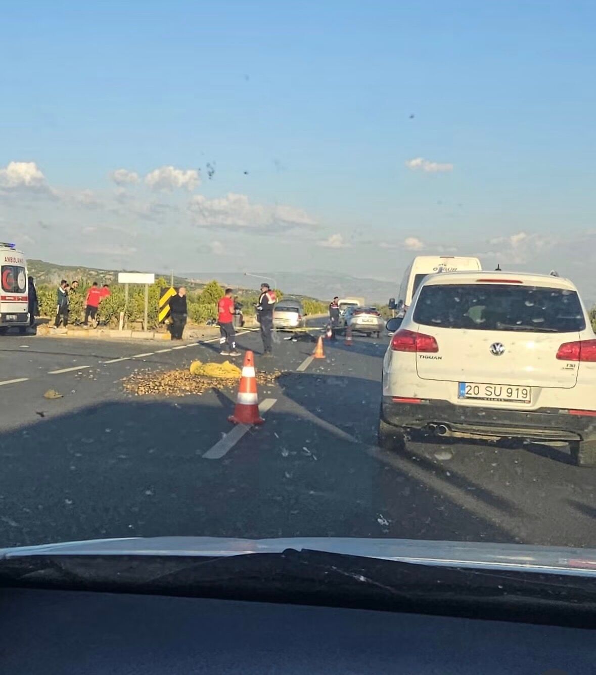 Buharkent’te feci kaza: Talihsiz kadın olay yerinde can verdi