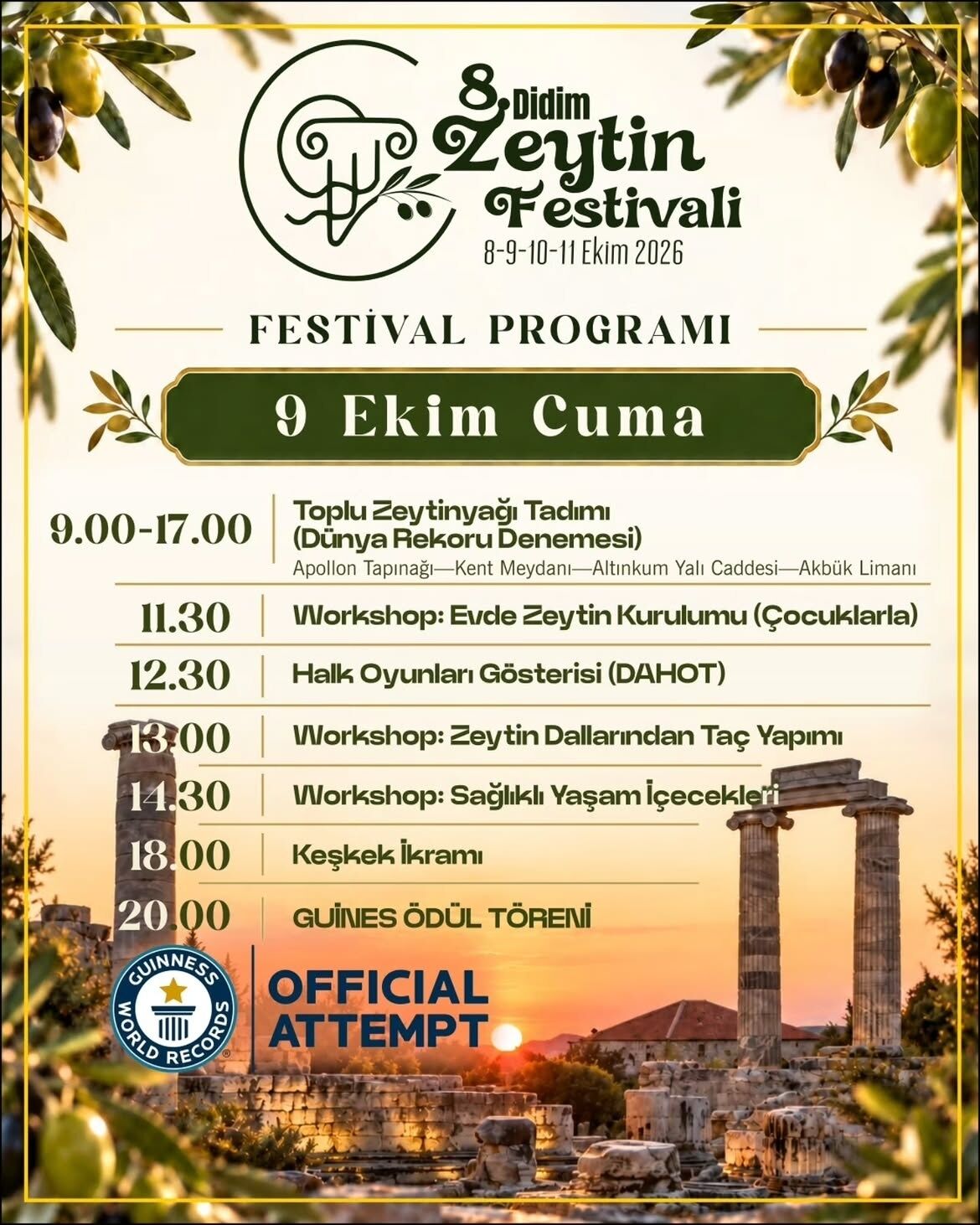 Didim 8 Zeytin Festivali Coskuyla Basliyor 4 Gunluk Dolu Dol 697838 4Bbc27