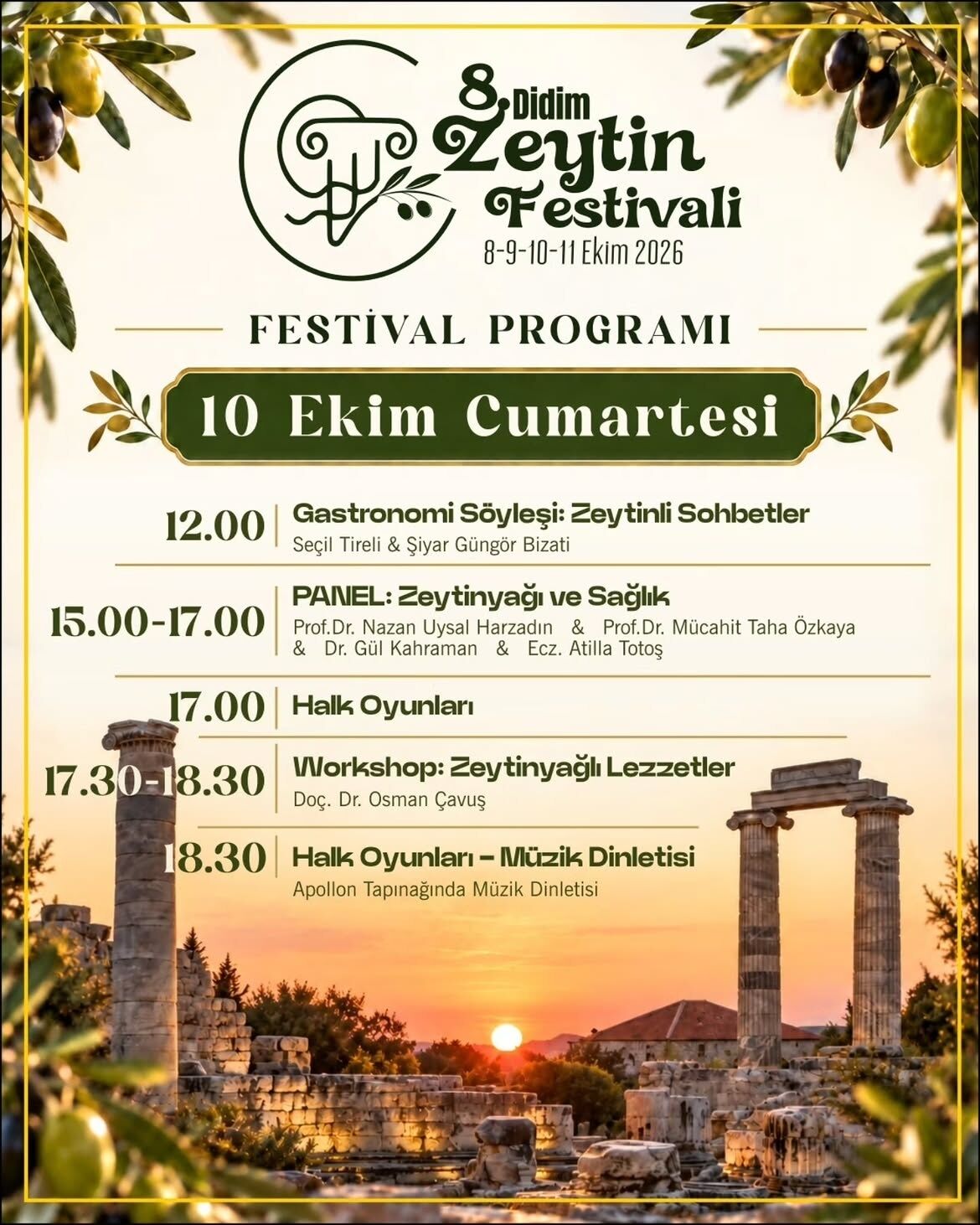 Didim 8 Zeytin Festivali Coskuyla Basliyor 4 Gunluk Dolu Dol 697838 A4980F