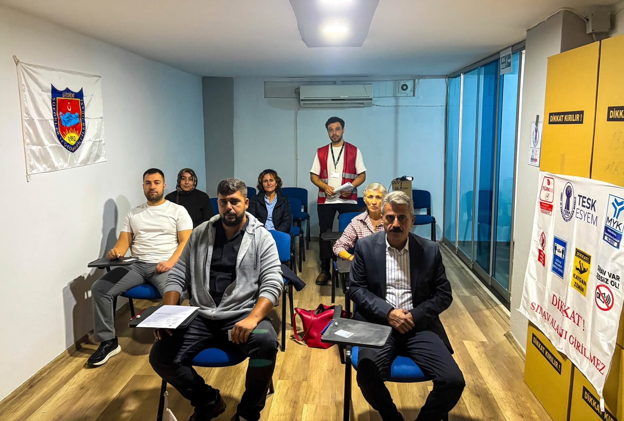 Didim'de Mesleki yeterlilik sınavlarının dördüncüsü tamamlandı