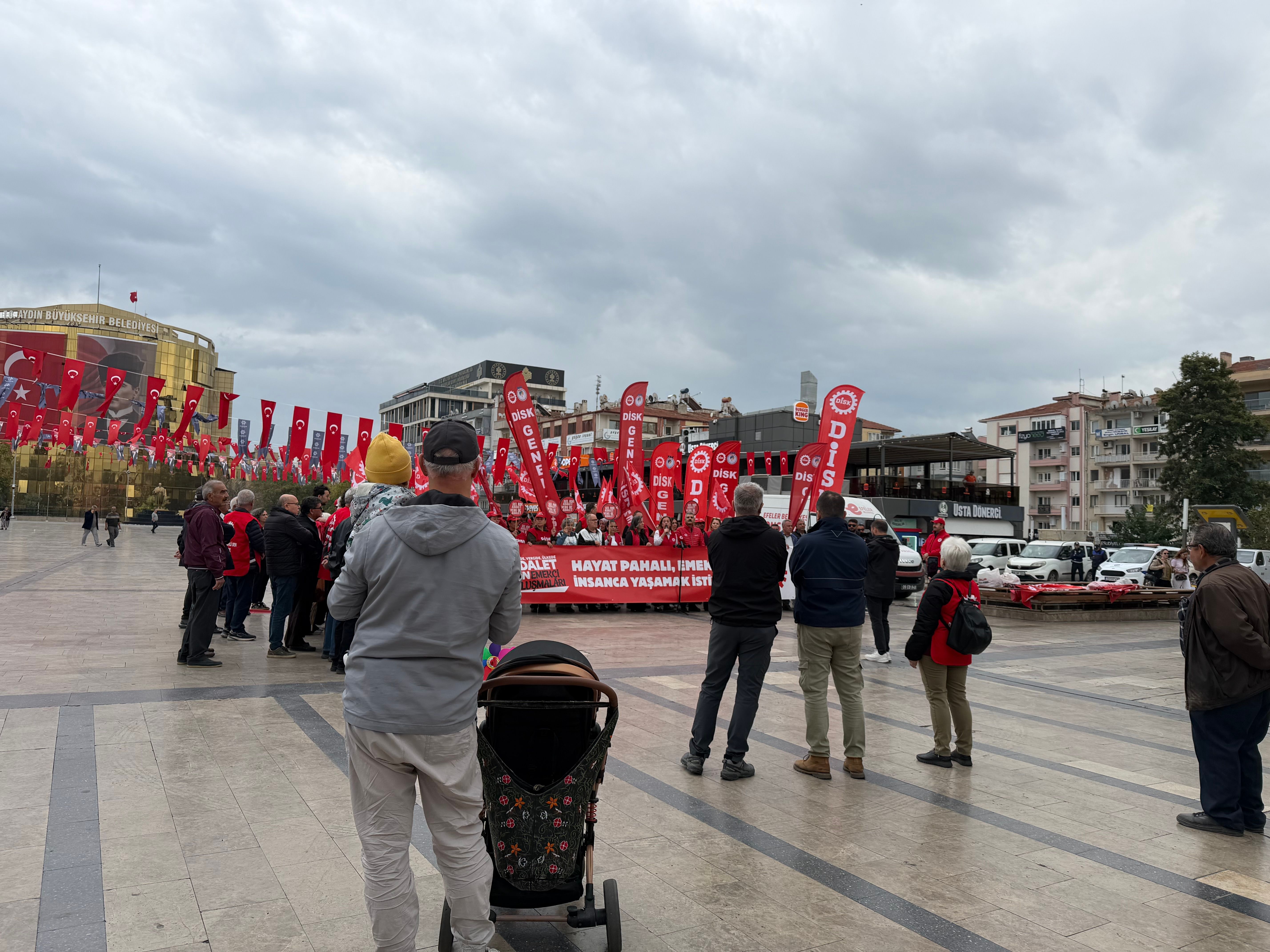 DİSK’in 9. durağı Aydın oldu