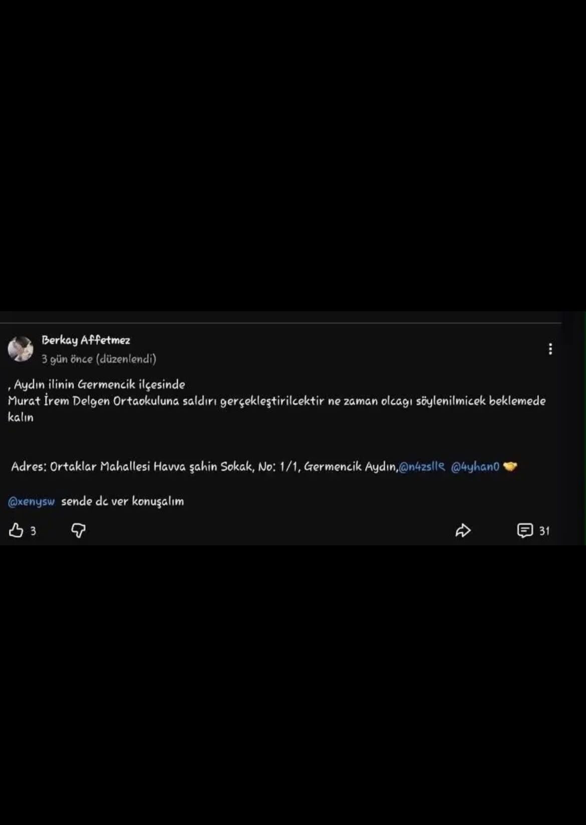 Germencikte Okul Saldirisi Paylasimi Panige Neden Oldu 698190 0C899B