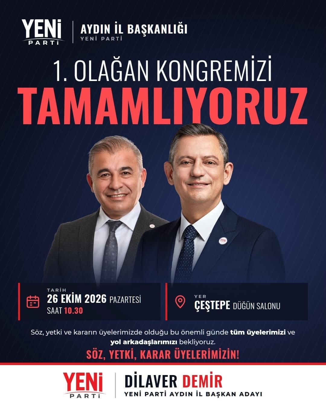 Il Baskan Adayi Demir Tum Uyeleri Kongreye Davet Etti 701846 D1244D