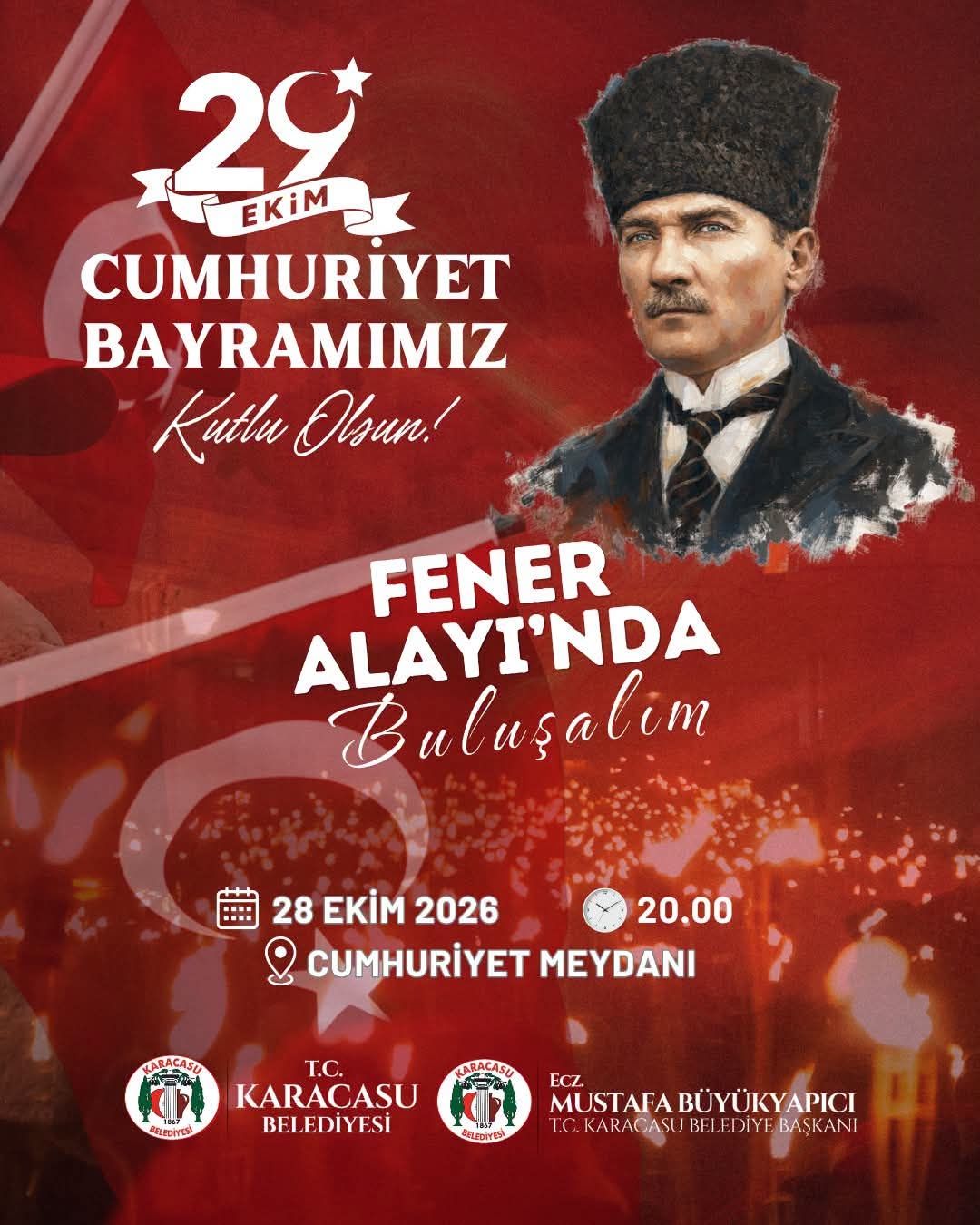 Karacasuda Cumhuriyet Coskusu Fener Alayi Ile Taclanacak 702701 D42926