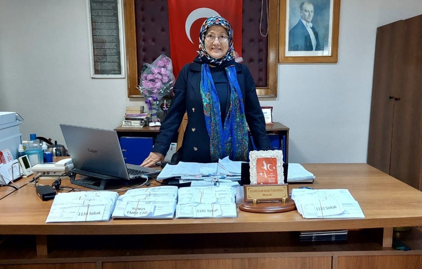 Muhtar Tascioglundan Baskan Cerciogluna Hizmet Tesekkuru 703015 8Bdeae