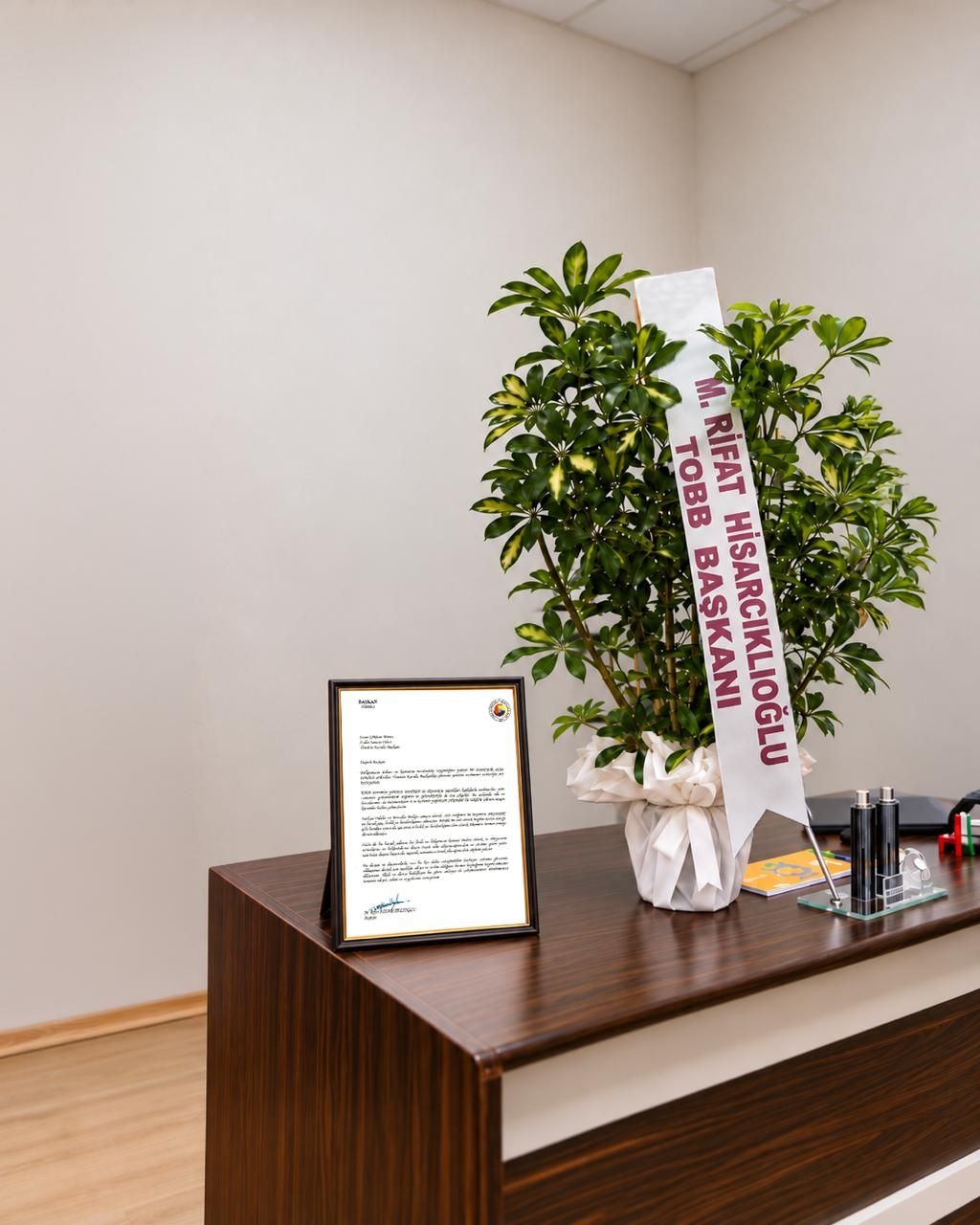 Tobb Baskani Hisarciklioglundan Gokhan Maras Tebrik Mektubu 700806 E2F0C6